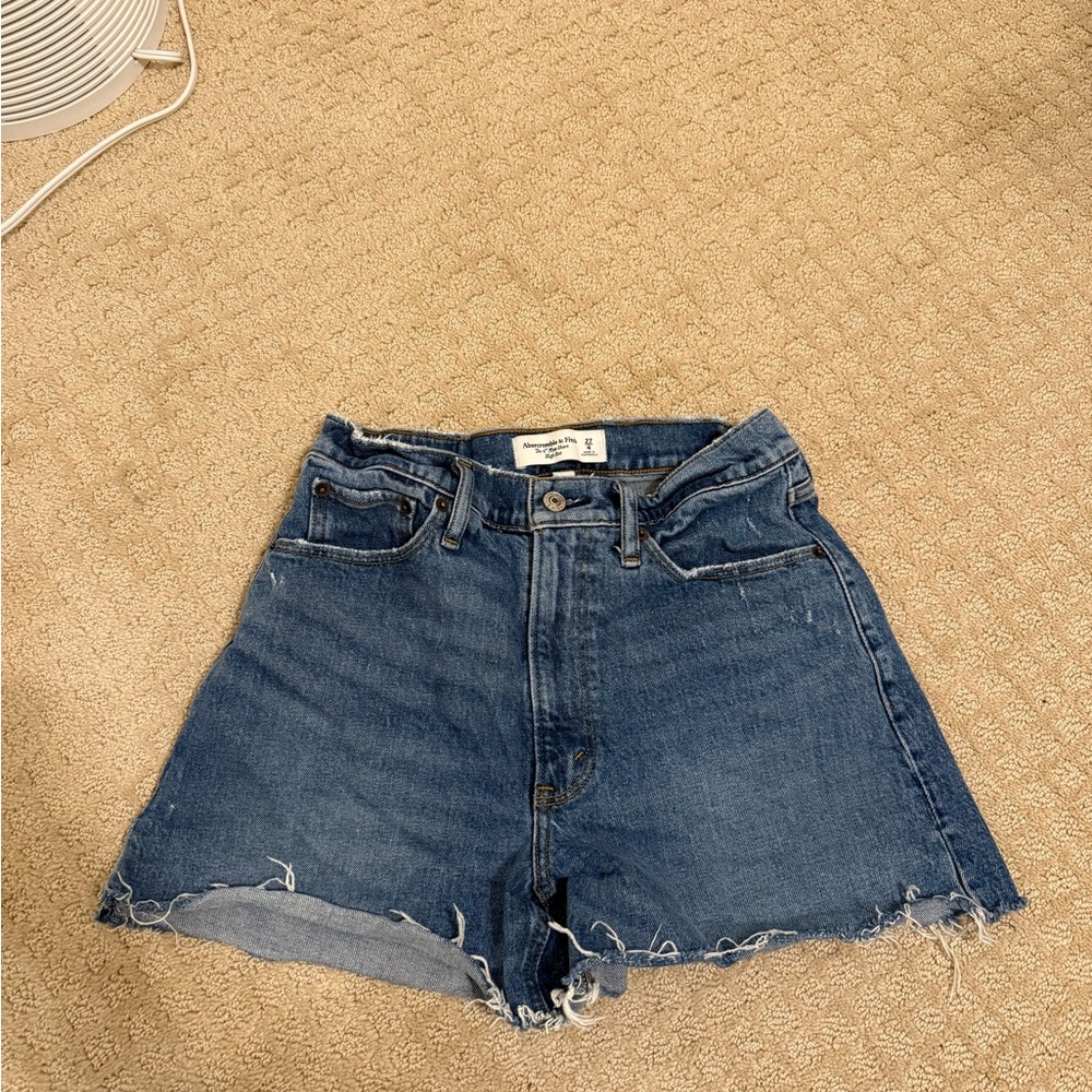 Abercrombie Denim Blue Women's Shorts